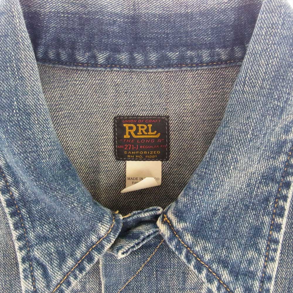 RRL ダブルアールエル 3rd サードタイプ デニムジャケット ブルー系 M【中古】
