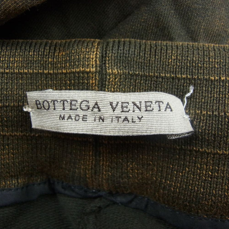 BOTTEGAVENETA ボッテガヴェネタ 524418 VETRO ブリーチ加工 スキニー パンツ スウェットパンツ カーキ系 46【中古】