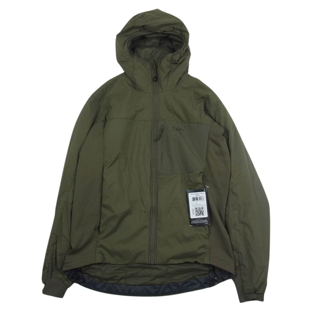 ARC'TERYX アークテリクス 21499-126082 LEAF ATOM HOODY LT GEN2 リーフ アトム フーディ ジャケット カーキ系 XS【極上美品】【中古】