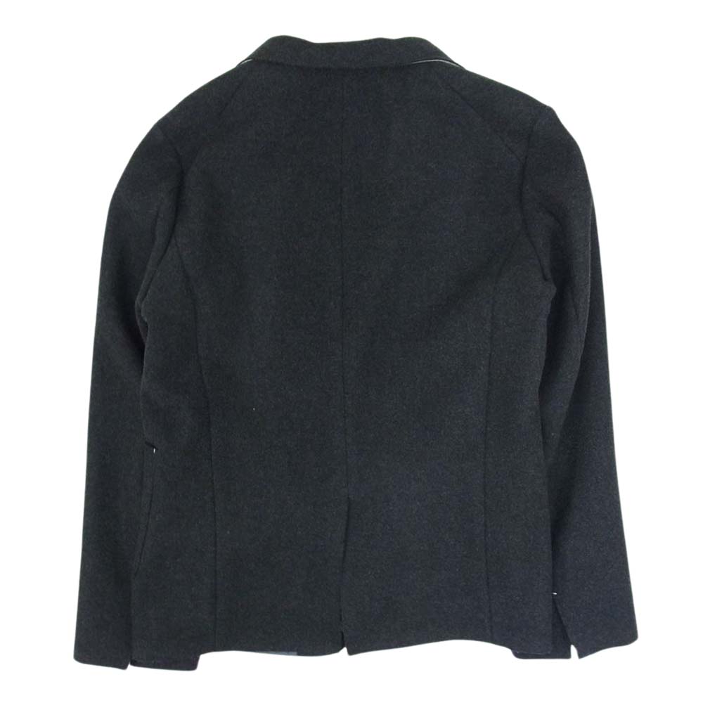 SUNSEA サンシー 19AW 19A38 Cut Off Melton Jacket ウール カットオフ テーラード ジャケット グレー系 3【中古】