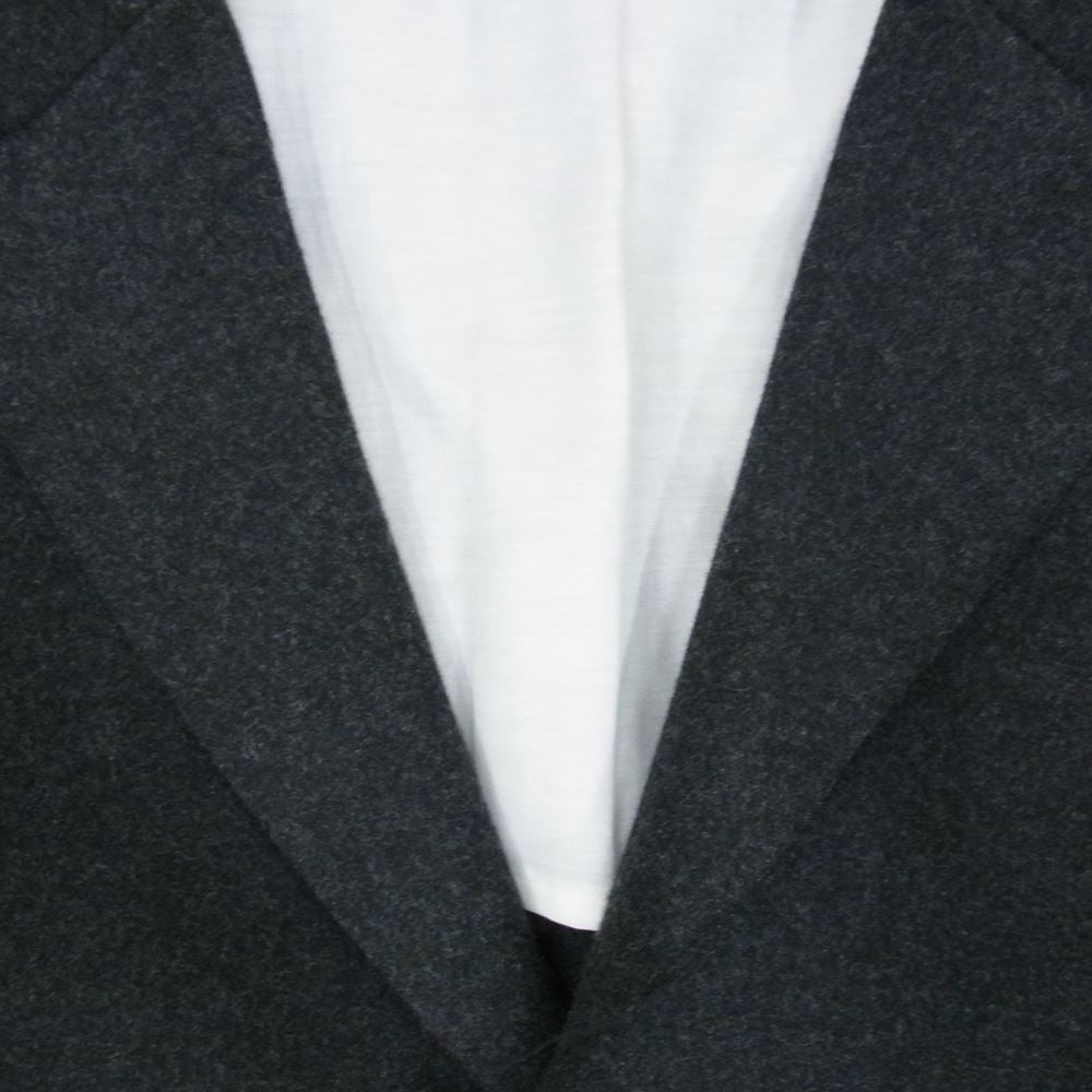 SUNSEA サンシー 19AW 19A38 Cut Off Melton Jacket ウール カットオフ テーラード ジャケット グレー系 3【中古】