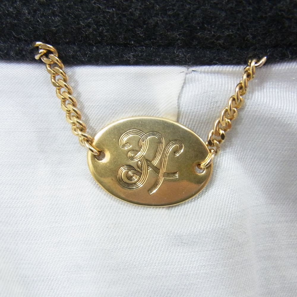 SUNSEA サンシー 19AW 19A38 Cut Off Melton Jacket ウール カットオフ テーラード ジャケット グレー系 3【中古】