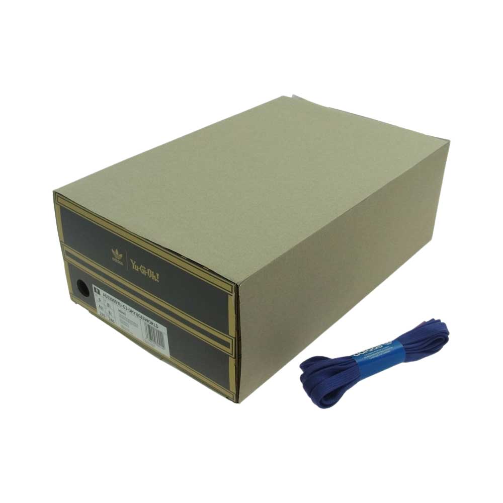 adidas アディダス H06442 × 遊戯王 ADI2000 YUGI’S WORLD 遊戯ワールド カード欠品 スニーカー ブラック系 27cm【極上美品】【中古】