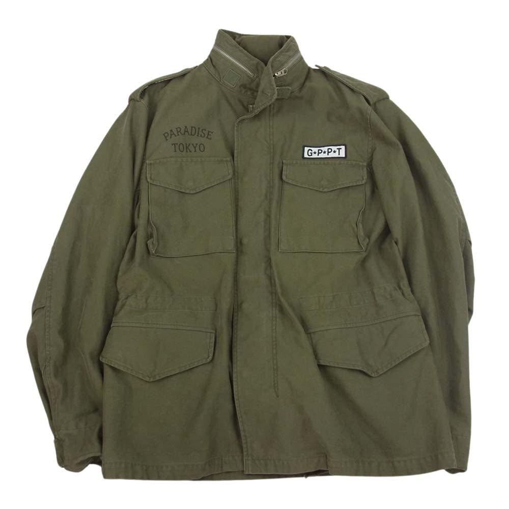 WACKO MARIA ワコマリア FUNK PARADISE TOKYO GPPT M-65 カーキ系 L【中古】