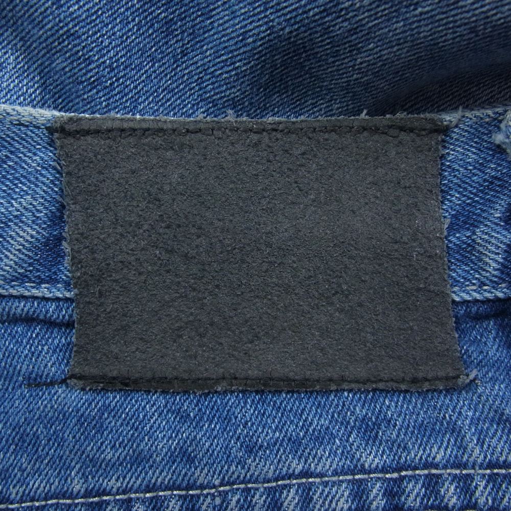 NBA 90s オールスター ワイド バギー デニム パンツ ロゴワッペン インディゴブルー系 38【中古】