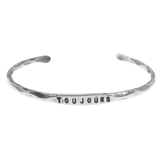 SERGE THORAVAL セルジュトラヴァル TOUJOURS いつも シルバー バングル シルバー系 S【中古】