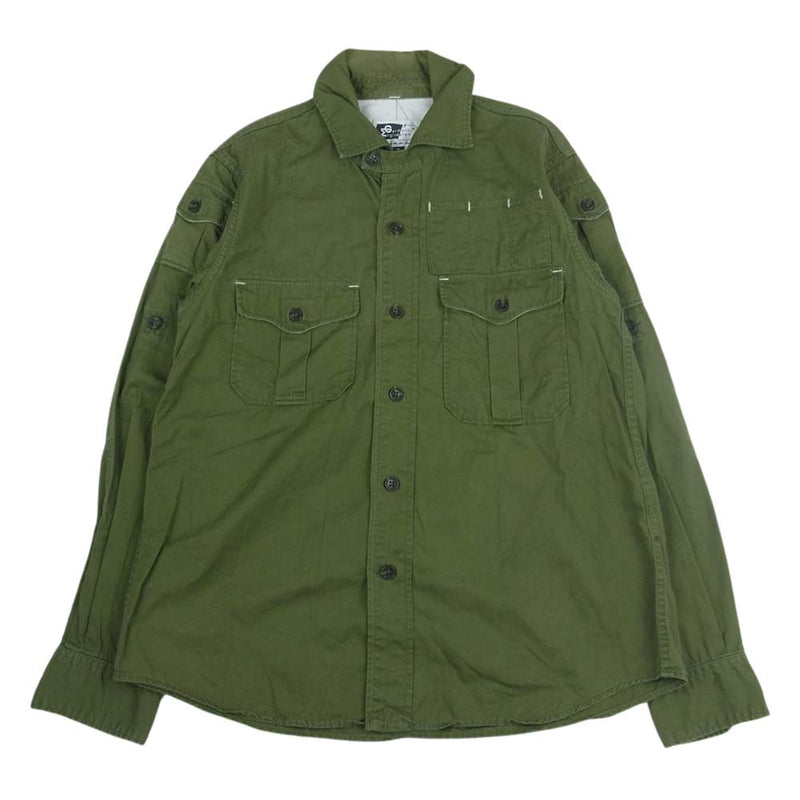 Engineered Garments エンジニアードガーメンツ ミリタリー シャツ  カーキ系 S【中古】