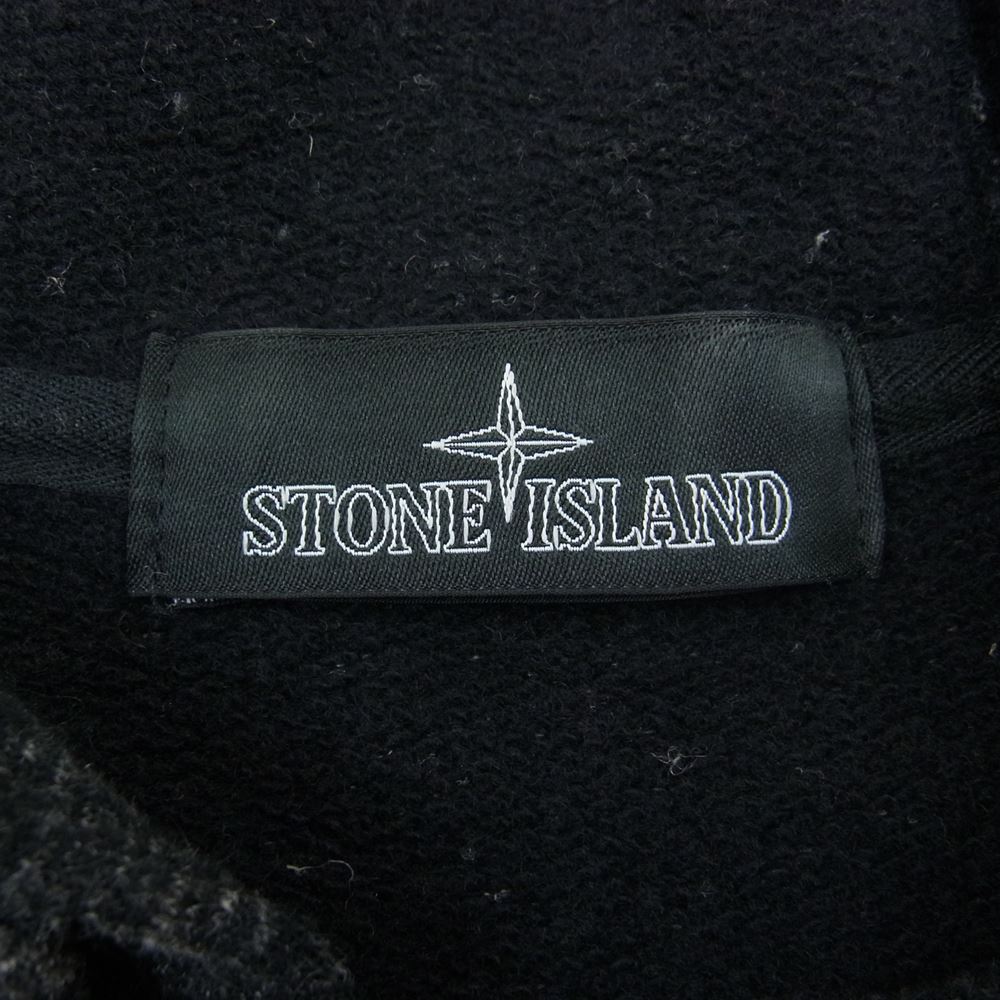 STONE ISLAND ストーンアイランド 671960507 Shadow Project　オフセンターファスナーパーカー アシンメトリー ジップ パーカー ジャケット ブラック系 S【中古】