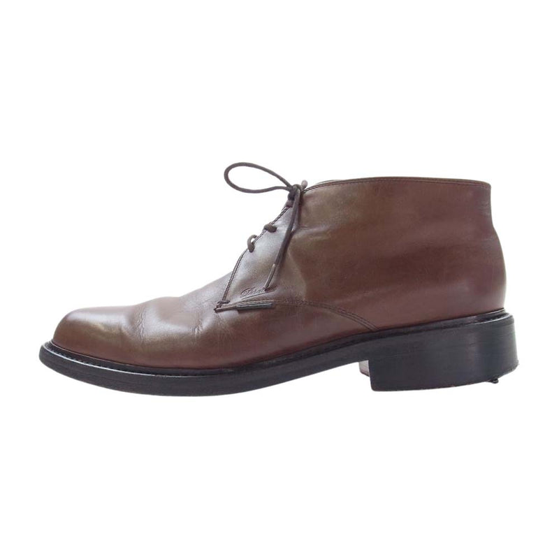 Paraboot パラブーツ 13507 レザー チャッカ ブーツ ブラウン系 7.5【中古】