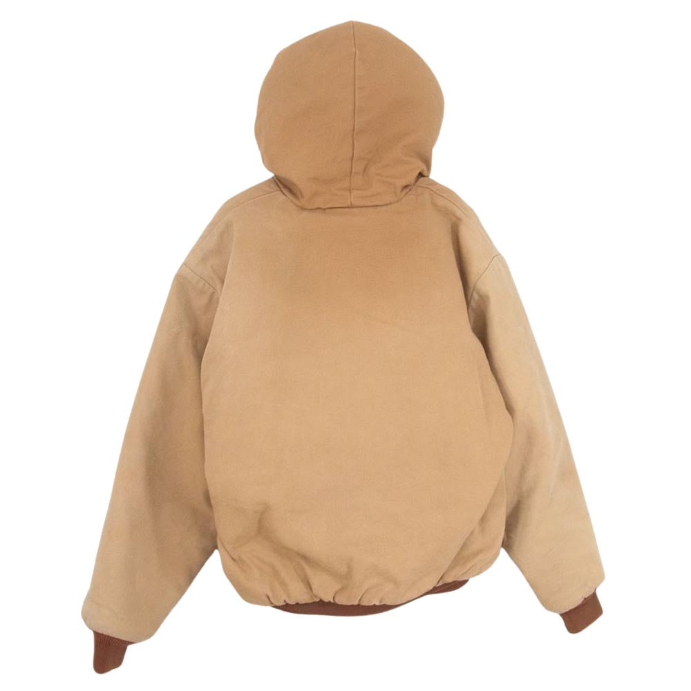 キー POLAR KING  ワーク ジャケット ダック地 フルジップ パーカー ブラウン系 L【中古】