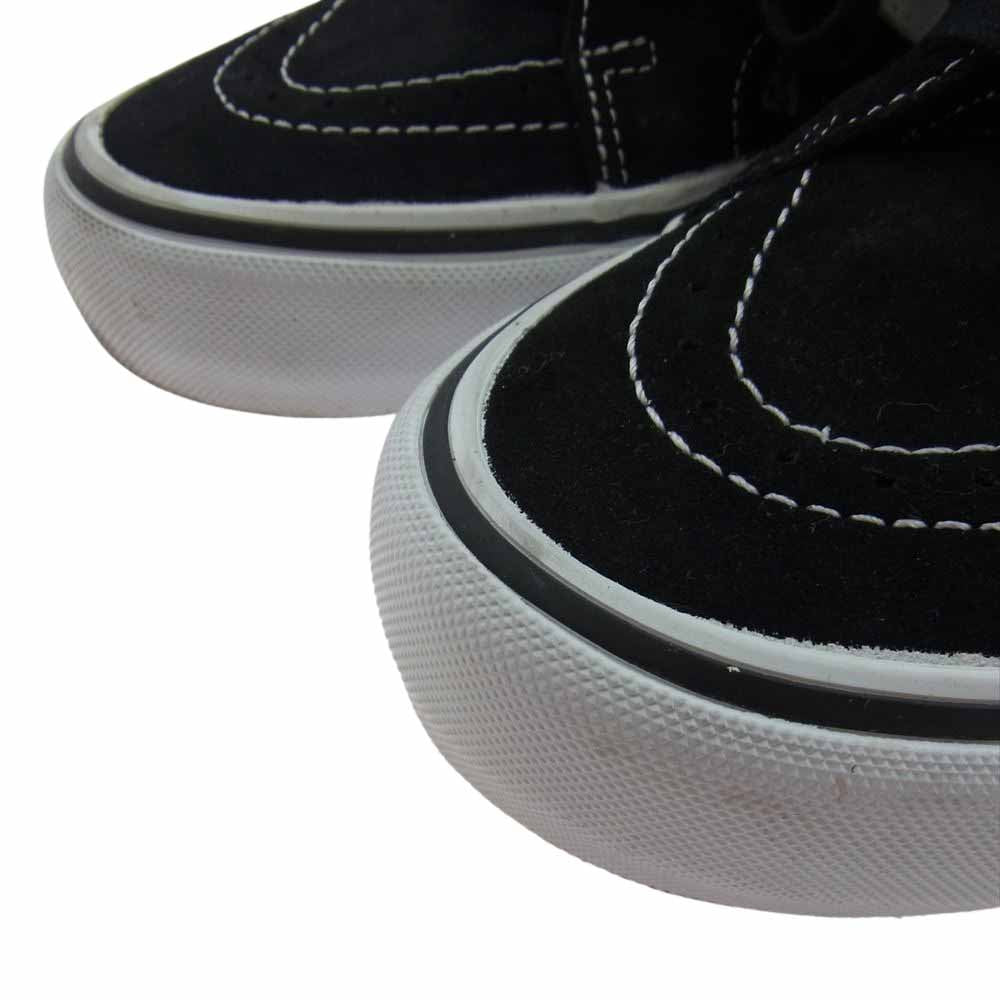 Supreme シュプリーム × VANS SK8-HI BLACK HOLE PUNCH DENIM バンズ スケート ハイ ブラック ホールパンチデニム ハイカットスニーカー ブラック系 US10(28cm)【中古】