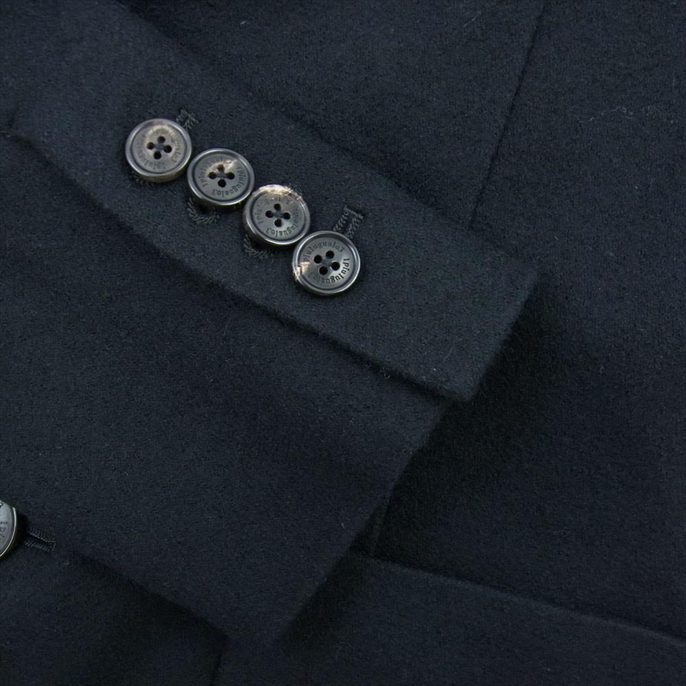 1piu1uguale3 ウノピュウノウグァーレトレ MRB519-WOL118 TRAVEL JACKET ウール トラベル 2B テーラード ジャケット ブラック ブラック系 L【中古】