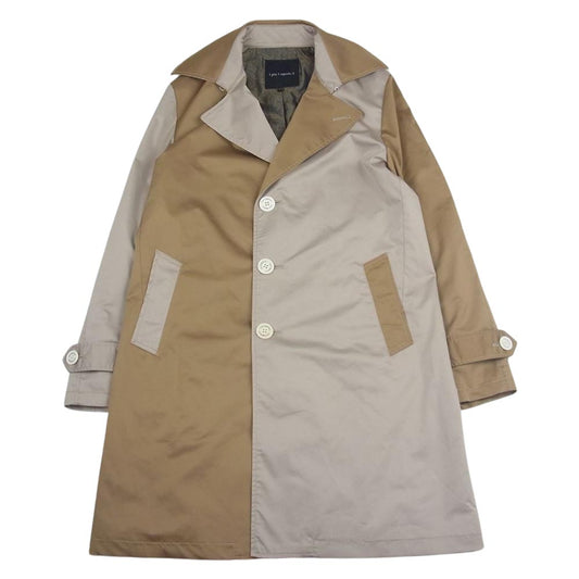 1piu1uguale3 ウノピュウノウグァーレトレ MRC133 POE289 CRAZY SINGLE TRENCH COAT クレイジー シングル トレンチ コート ベージュ系 6【中古】