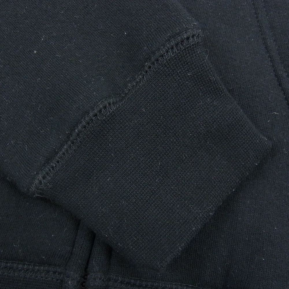 BILL WALL LEATHER ビルウォールレザー BWL Hooded Sweatshirt 裏起毛 フルジップ スウェット パーカー ブラック系 S【中古】