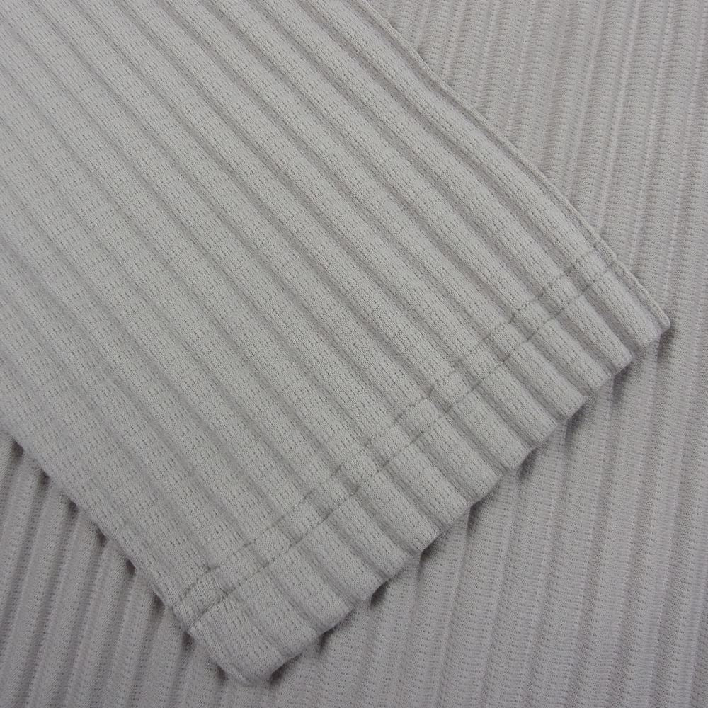 HOMME PLISSE ISSEY MIYAKE オム プリッセ イッセイミヤケ 23SS  HP31JK102 MONTHLY COLOR JANUARY  PLEATS プリーツ加工 クルーネック カットソー グレー系 2【中古】