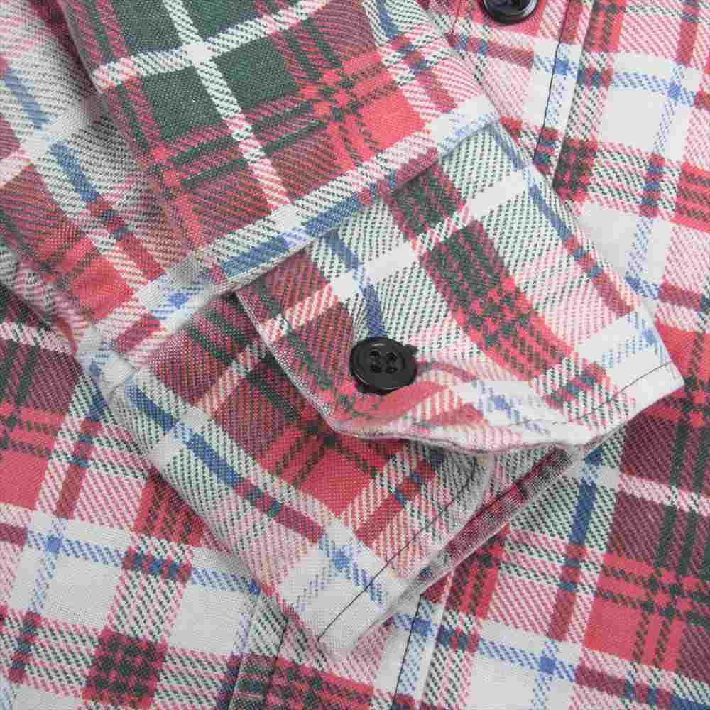 ヴィンテージ Vintage ヴィンテージ 襟芯 チェック シャツ 内キルティング レッド系【中古】