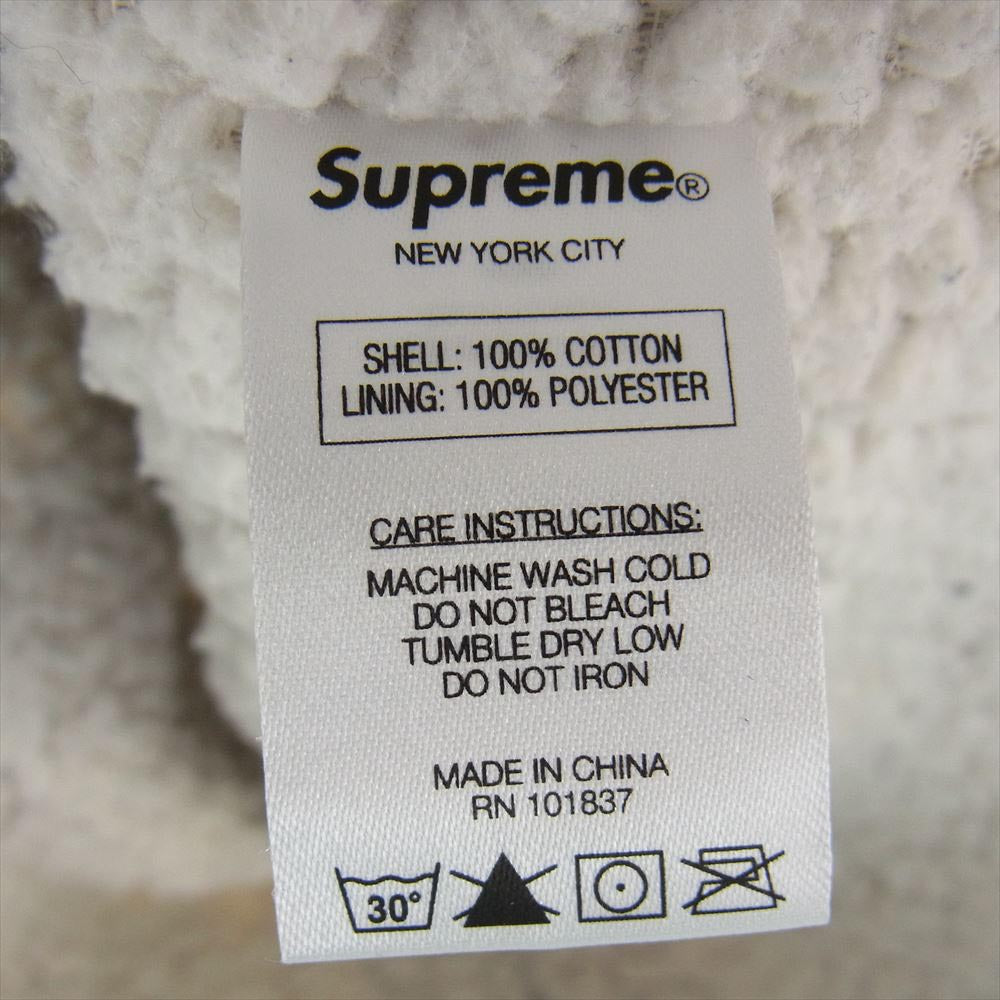 Supreme シュプリーム 15AW Flannel Sherpa Shirt フランネル シェルパ シャツ チェック ジャケット 内ボア ブルー系 マルチカラー系 S【中古】
