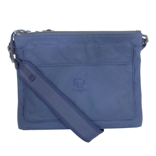 ラミダス サコッシュ ショルダー バッグ ネイビー系【中古】