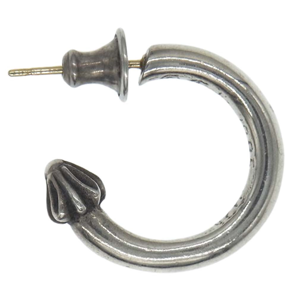 CHROME HEARTS クロムハーツ（原本無） HOOP PLAIN プレーン フープ ピアス シルバー系【中古】