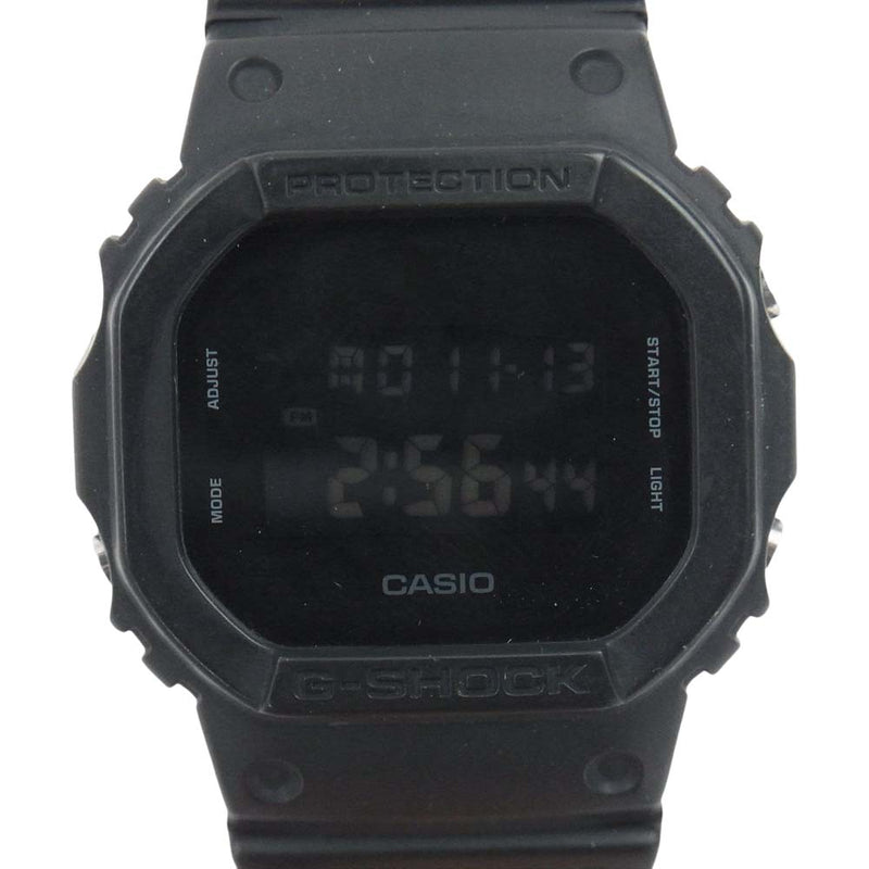 G-SHOCK ジーショック DW-5600BB オールブラック デジタル 腕時計 ブラック系【中古】