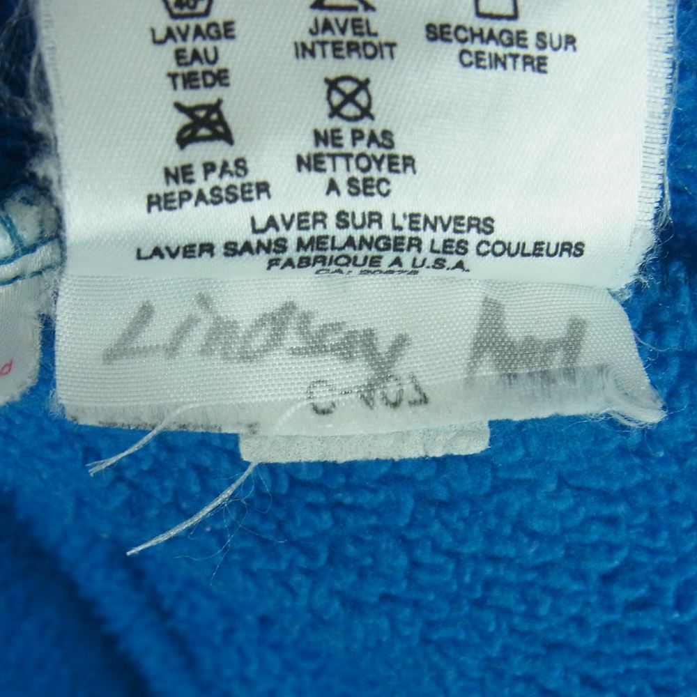patagonia パタゴニア ヴィンテージ 80s 90s Rマークタグ シンチラ プルオーバー フリース ジャケット ブルー系 S【中古】