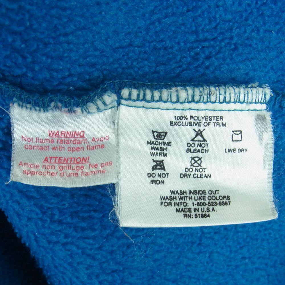 patagonia パタゴニア ヴィンテージ 80s 90s Rマークタグ シンチラ プルオーバー フリース ジャケット ブルー系 S【中古】