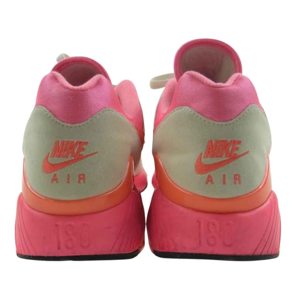 NIKE ナイキ AO4641-600 COMME DES GAR?ONS HOMME PLUS AIR MAX 180 WHITE/PINK コムデギャルソン オムプリュス  エアマックス スニーカー ピンク系 28cm【中古】