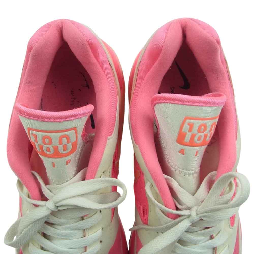 NIKE ナイキ AO4641-600 COMME DES GAR?ONS HOMME PLUS AIR MAX 180 WHITE/PINK コムデギャルソン オムプリュス  エアマックス スニーカー ピンク系 28cm【中古】