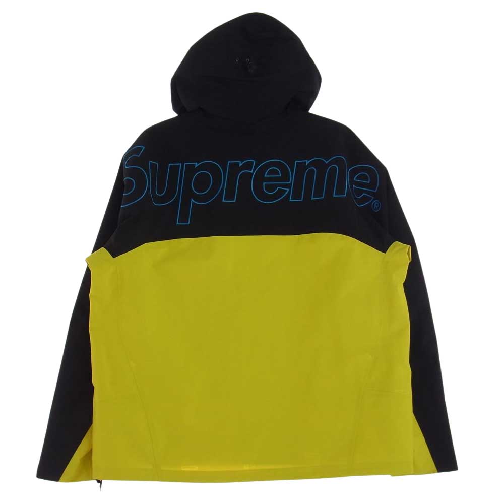 Supreme シュプリーム 22AW THE NORTH FACE Taped Seam Shell Jacket ノースフェイス テープド シーム シェル ジャケット イエロー系 ブラック系 L【中古】