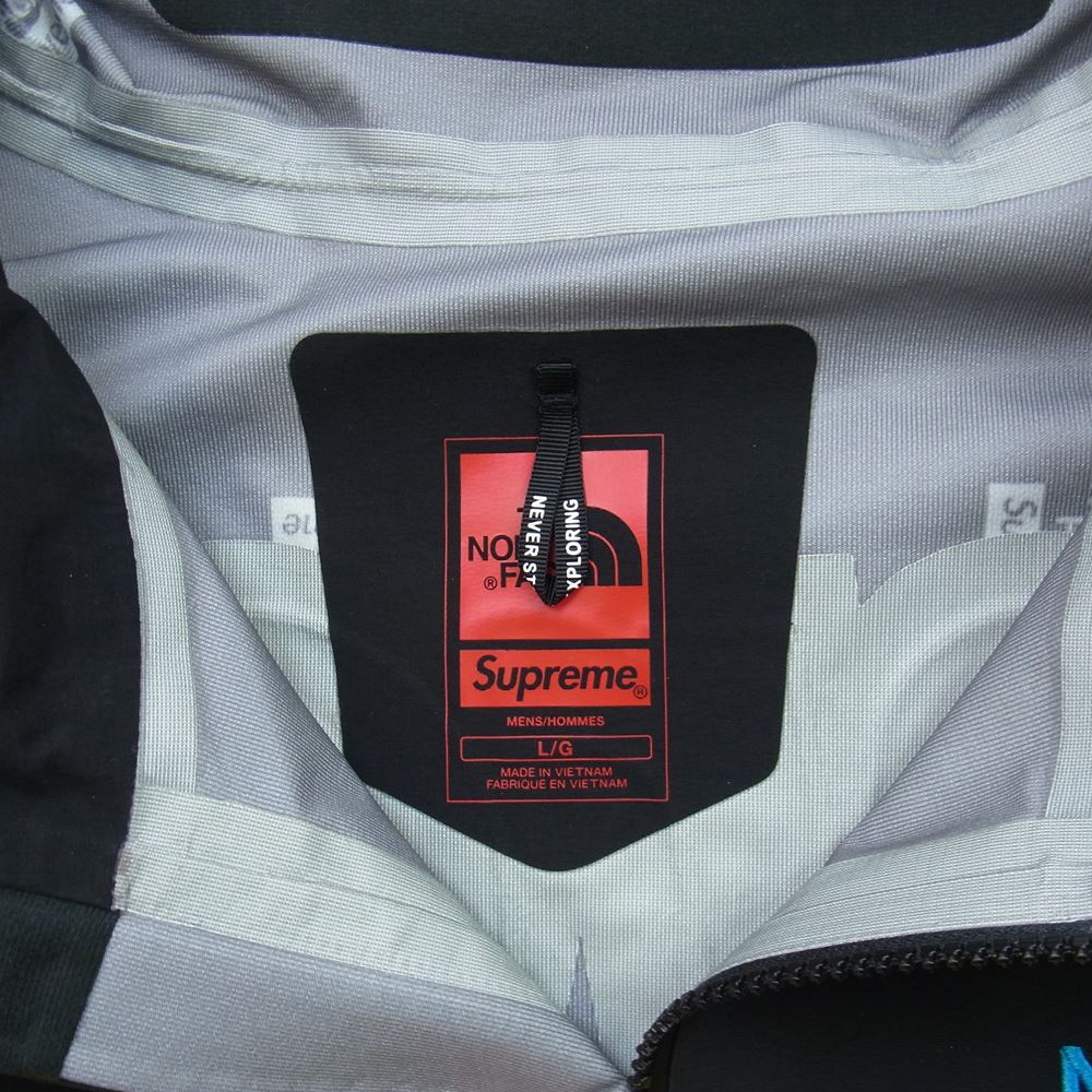 Supreme シュプリーム 22AW THE NORTH FACE Taped Seam Shell Jacket ノースフェイス テープド シーム シェル ジャケット イエロー系 ブラック系 L【中古】