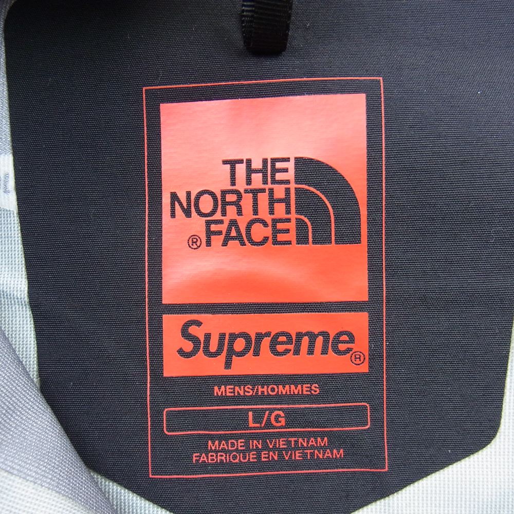 Supreme シュプリーム 22AW THE NORTH FACE Taped Seam Shell Jacket ノースフェイス テープド シーム シェル ジャケット イエロー系 ブラック系 L【中古】