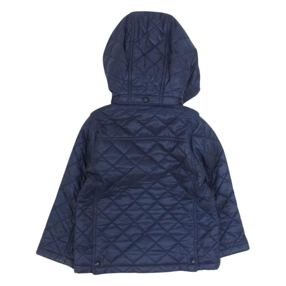 BURBERRY バーバリー CHILDREN フード キッズ キルティング ジャケット ネイビー系 92cm【中古】