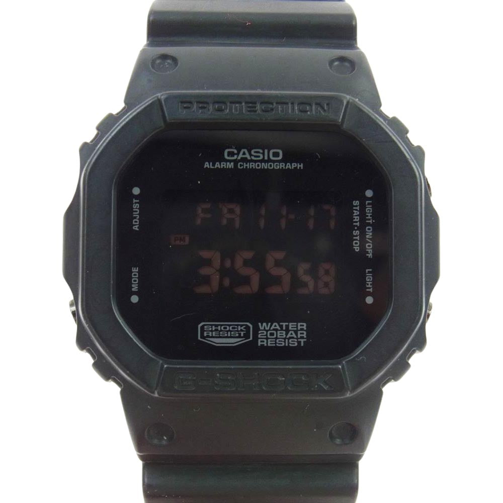 G-SHOCK ジーショック DW-5600VT デジタル 腕時計 ウォッチ ブラック系【中古】