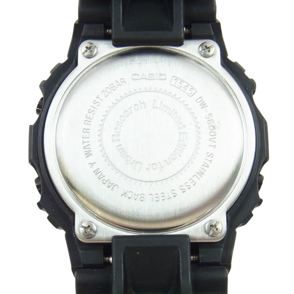 G-SHOCK ジーショック DW-5600VT デジタル 腕時計 ウォッチ ブラック系【中古】