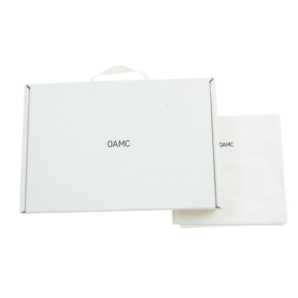 オーエーエムシー OAMQ311831 DRAWCORD Trousers ドローコード クロップド ストレート スラックスパンツ ネイビー系 XS【美品】【中古】