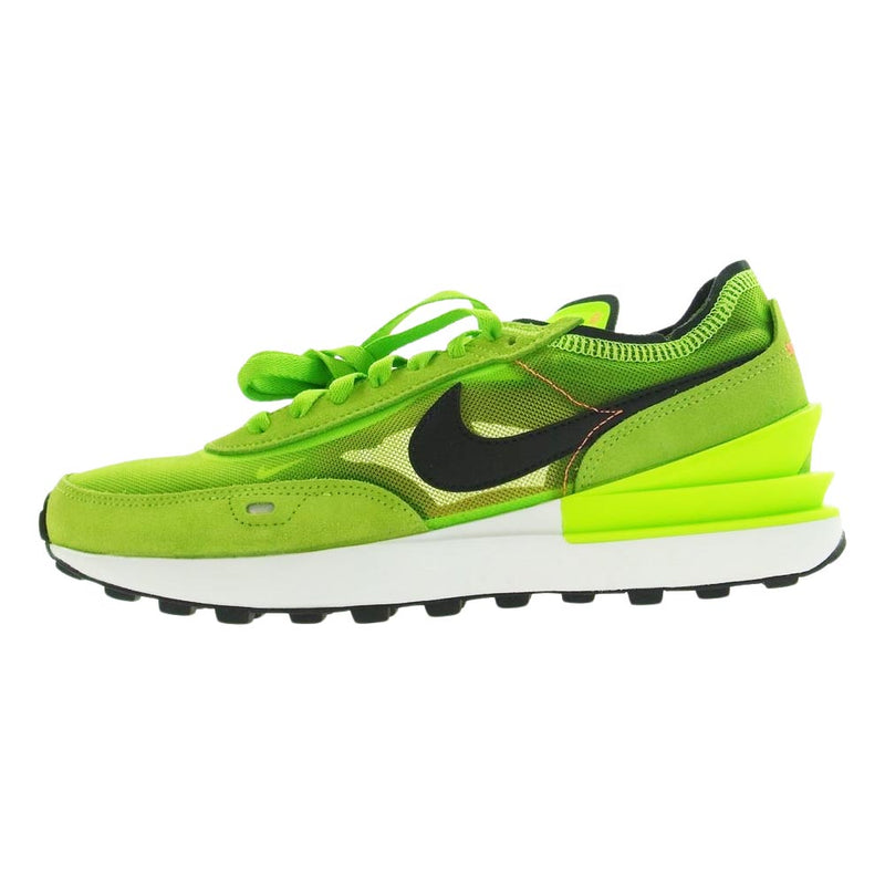 NIKE ナイキ DA7995-300 WAFFLE ONE ELECTRIC GREEN ワッフル ワン エレクトリック グリーン スニーカー ライトグリーン系 26cm【極上美品】【中古】