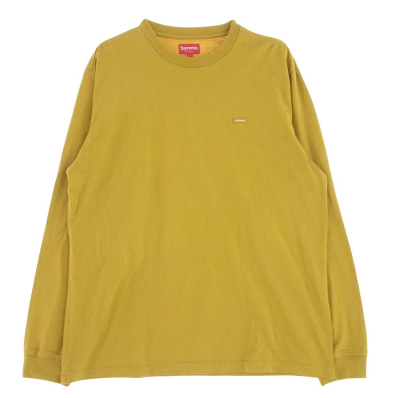 Supreme シュプリーム 22AW Small Box Logo L/S Tee Dark Yellow イエロー系 M【中古】