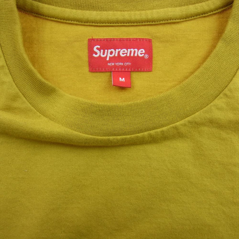 Supreme シュプリーム 22AW Small Box Logo L/S Tee Dark Yellow イエロー系 M【中古】