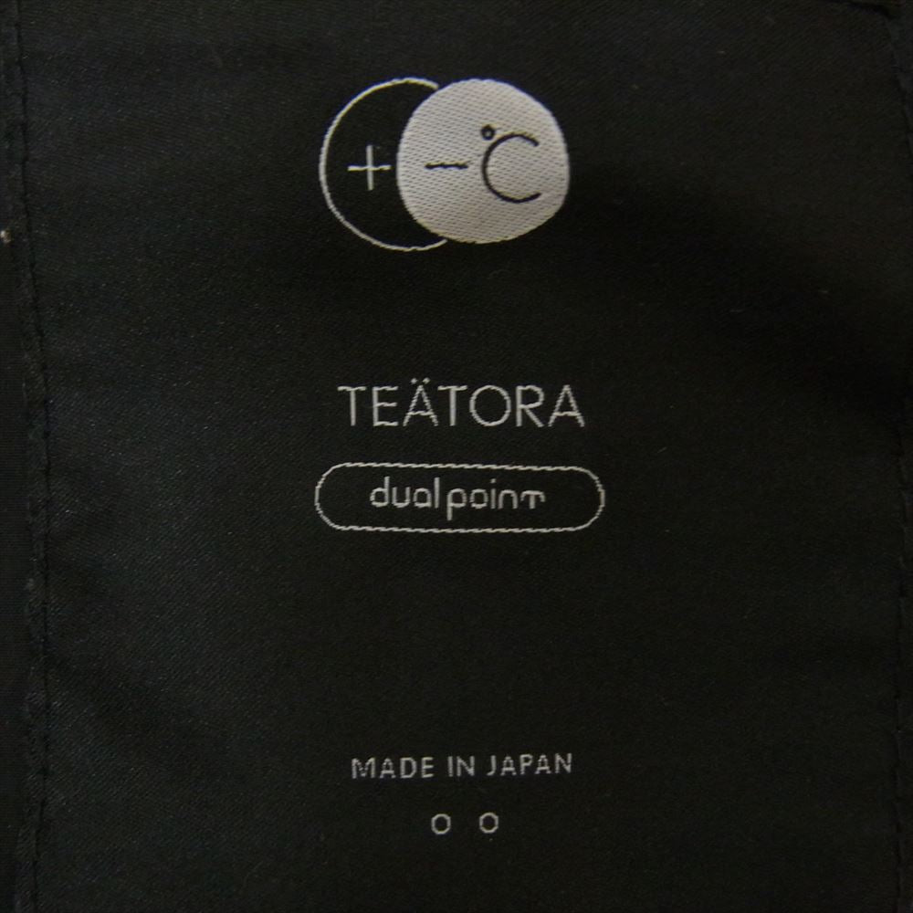 TEATORA テアトラ tt-101-DP  WALLET COAT DT ウォレット ナイロン コート ブラック系 2【中古】