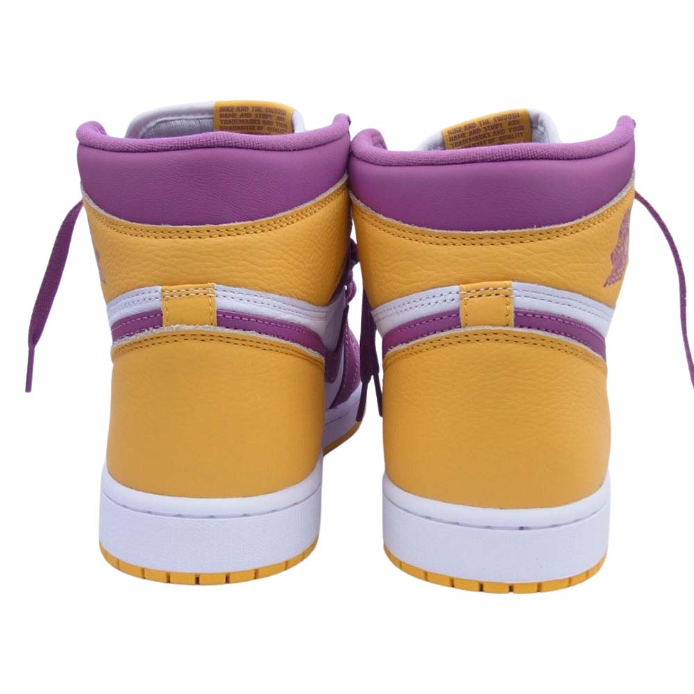 NIKE ナイキ 555088-706 AIR JORDAN 1 RETRO HIGH OG エア ジョーダン 1 レトロ ハイ オリジナル ユニバーシティー ゴールド スニーカー マルチカラー系 27.5cm【新古品】【未使用】【中古】