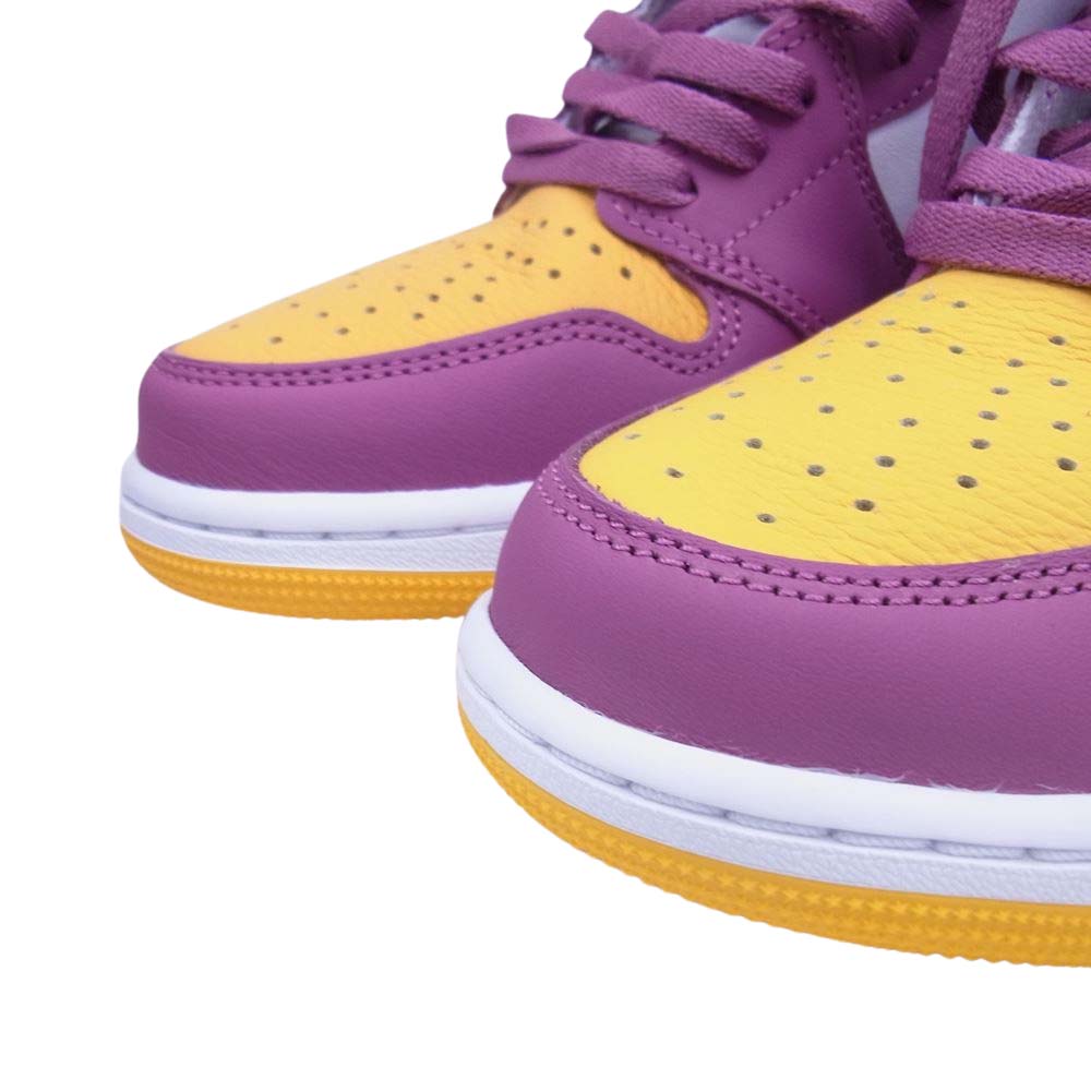 NIKE ナイキ 555088-706 AIR JORDAN 1 RETRO HIGH OG エア ジョーダン 1 レトロ ハイ オリジナル ユニバーシティー ゴールド スニーカー マルチカラー系 27.5cm【新古品】【未使用】【中古】