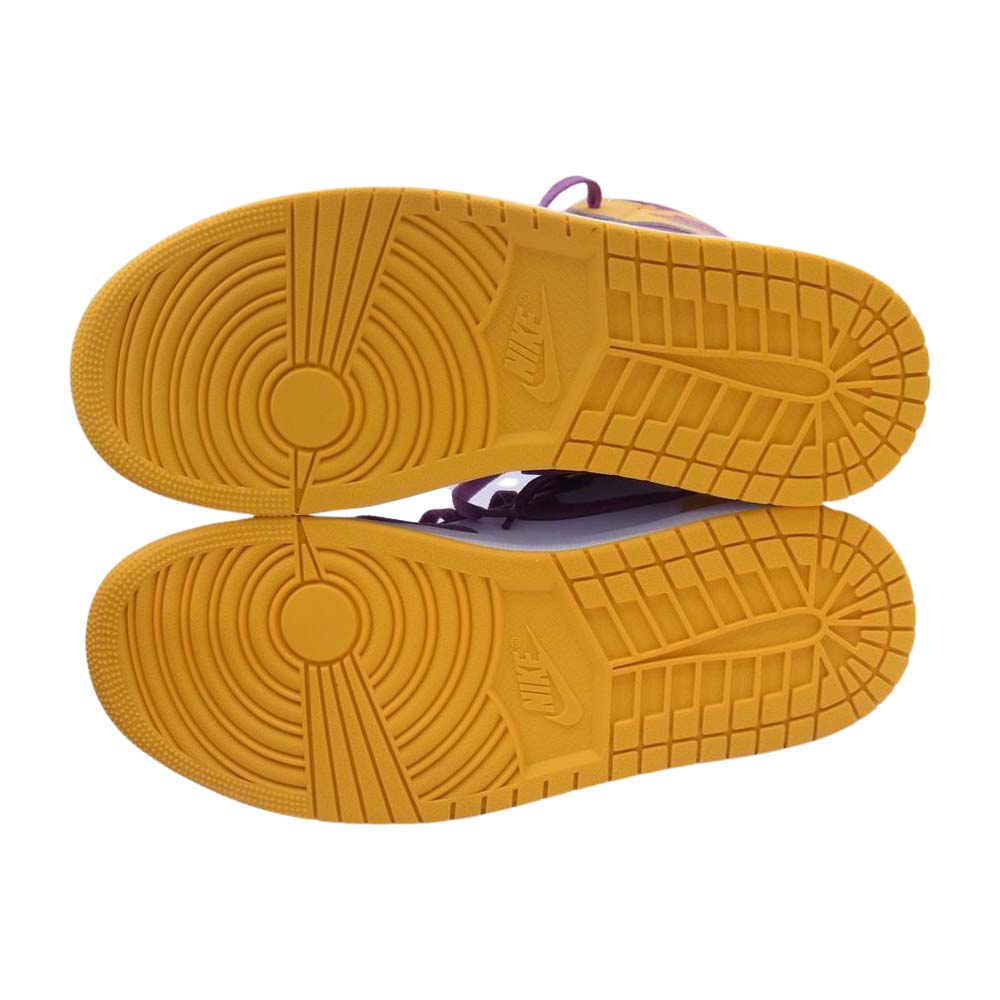 NIKE ナイキ 555088-706 AIR JORDAN 1 RETRO HIGH OG エア ジョーダン 1 レトロ ハイ オリジナル ユニバーシティー ゴールド スニーカー マルチカラー系 27.5cm【新古品】【未使用】【中古】