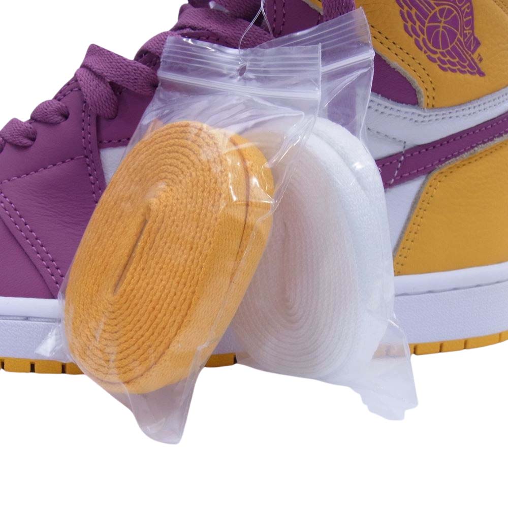 NIKE ナイキ 555088-706 AIR JORDAN 1 RETRO HIGH OG エア ジョーダン 1 レトロ ハイ オリジナル ユニバーシティー ゴールド スニーカー マルチカラー系 27.5cm【新古品】【未使用】【中古】