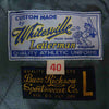 WHITESVILLE ホワイツビル MV13938 BUZZ RICKSON'S 30oz WOOL SET-IN MELTON AWARD JACKET USAF バズリクソンズ スタジャン スタジアムジャケット ブルー系 40【中古】