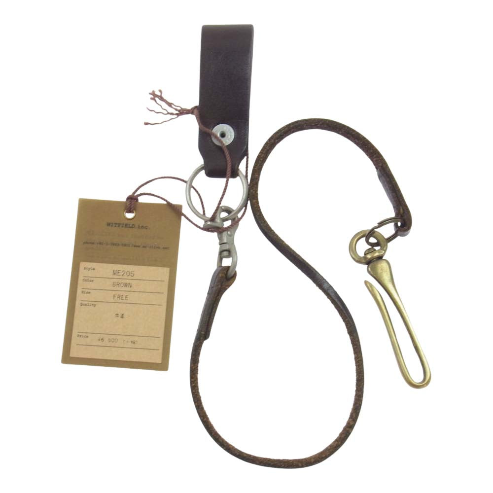 MR.OLIVE ミスターオリーブ ME205 レザー フック ウォレットチェーン ブラウン系【中古】