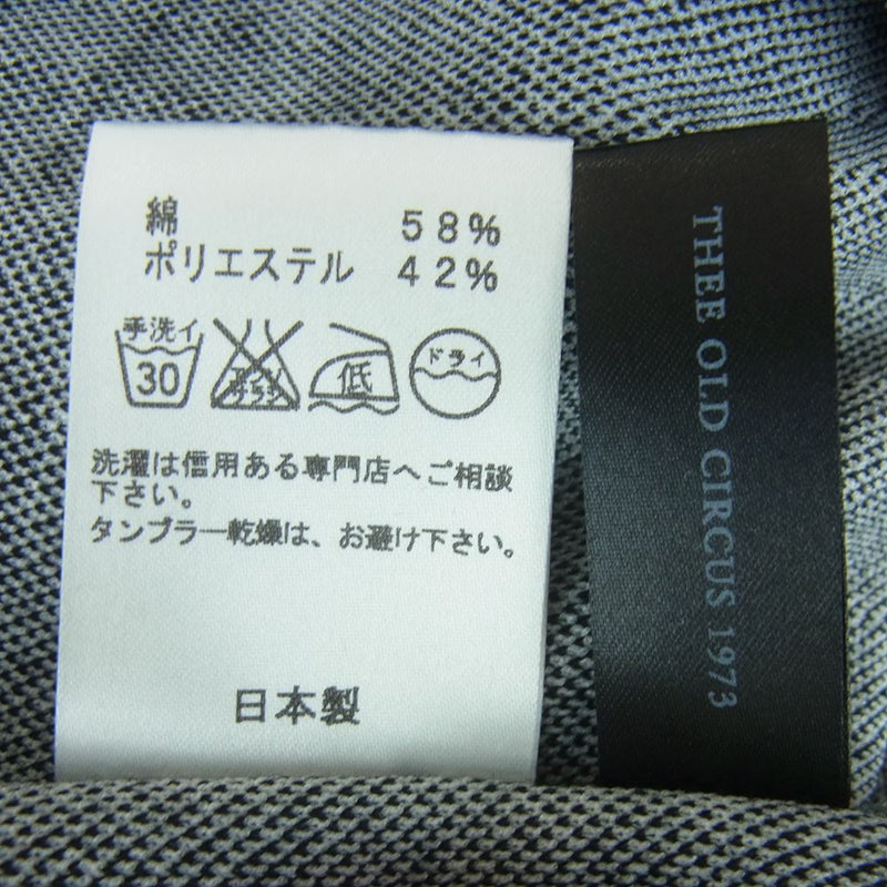 ジ・オールド・サーカス 7145 ストライプ Vネック カーディガン ブラック系 ホワイト系 3【中古】