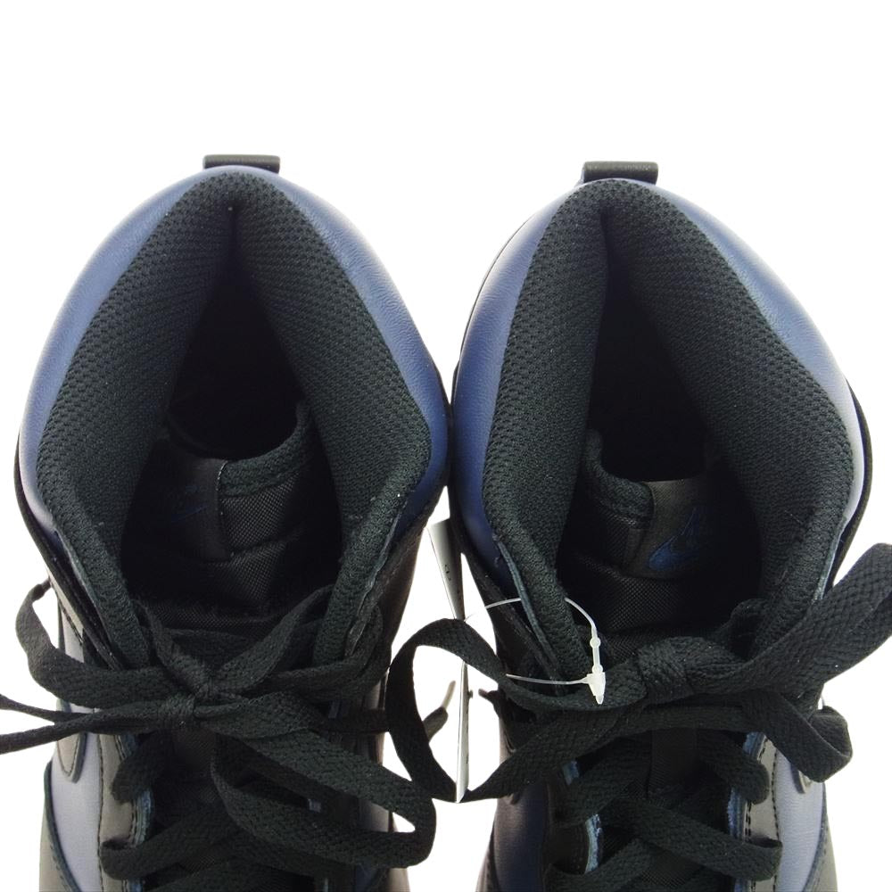 NIKE ナイキ DJ0383-400 × FRAGMENT DUNK HIGH CITY PACK MIDNIGHT NAVY フラグメント ダンク ハイ シティパック ミッドナイトネイビー ハイカット スニーカー ブラック系 ネイビー系 27.5cm【極上美品】【中古】