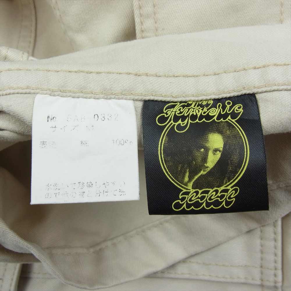 HYSTERIC GLAMOUR ヒステリックグラマー 5AB-0332 STIE lo M-65 ミリタリー ワーク ジャケット ベージュ系 M【中古】