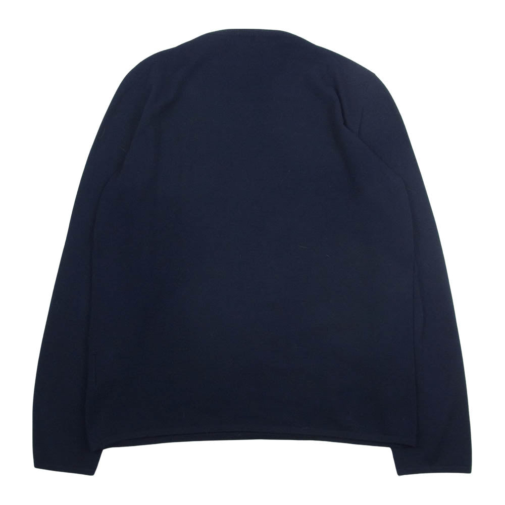 JIL SANDER ジルサンダー GIU 001 クルーネック ニット カットソー ネイビー系 44【中古】