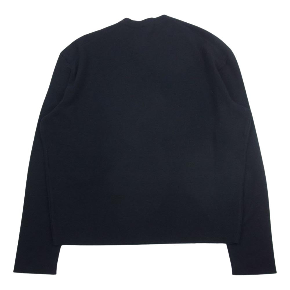 JIL SANDER ジルサンダー クルーネック ニット セーター ブラック系 50【中古】